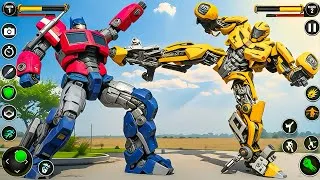 Thumbnail: Bumblebee Optimum Prime Robot Fighter Jet Car Bike Transformation Game 2020 - Android Gameplay