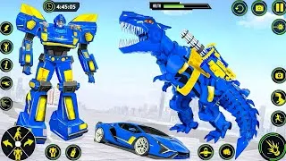 Thumbnail: Dino Robot Jet Bike Car Transformation Dinosaur Game New 2026 Fight in City 😯 - Android Gameplay