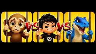 Thumbnail: I Am Monkey VS I Am Dino VS Zoo Pranks
