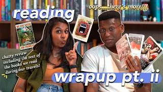 Thumbnail: the reading wrap up continues | more books read on our euro trip!