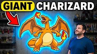Thumbnail: I Built a GIANT Glowing Charizard for my Friends Comic Shop