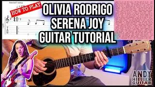Thumbnail: Olivia Rodrigo serena joy Guitar Tutorial