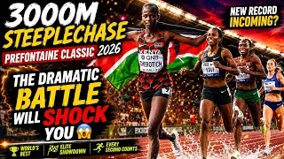 Thumbnail: 🚨8:51.74! Faith Cherotich STUNS Olympic Champion In Epic Finish! | 3000m Steeplechase Eugene 2026