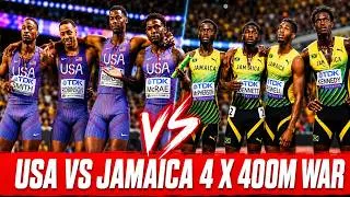 Thumbnail: OMG! 😱 The Most DRAMATIC 4x400m Final You’ll EVER See! USA Vs JAMAICA &The Field 🔥