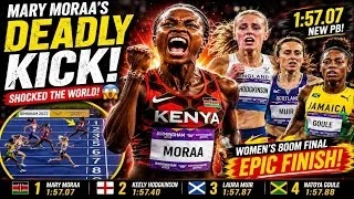 Thumbnail: 🔥 MARY MORAA'S DEADLY KICK Shocked the World! INSANE 800m Finish Ever! 😱🇰🇪🇯🇲🏴󠁧󠁢󠁳󠁣󠁴󠁿🏴󠁧󠁢󠁥󠁮󠁧󠁿🇦🇺🇨🇦🇺🇬