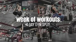 Thumbnail: My 4 Day Gym Workout Split (Simple & Easy to Follow)