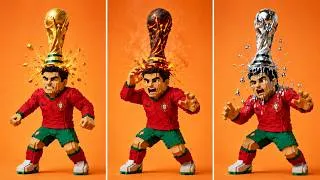 Thumbnail: Ronaldo vs World Cup Trophy The Most Unique 3D Physics Simulation