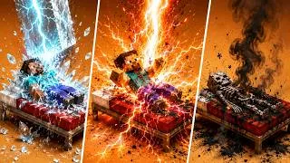 Thumbnail: Minecraft Steve vs Pokémon Energy Ball  Epic Satisfying Blender Simulation