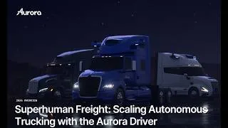 Thumbnail: Scaling Autonomous Trucking with the Aurora Driver