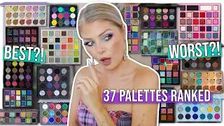 Thumbnail: Ranking All The 37 Palettes I've Tried In 2026 (so far)
