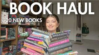 Thumbnail: book haul 📚 20 new books from book outlet, preorders & more