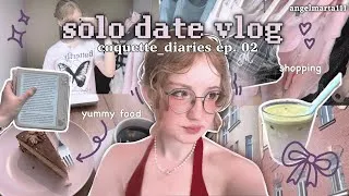Thumbnail: SOLO DATE VLOG 🍨💌 enjoying summer, city break, shopping, cafe, food | coquette_diaries.mp4 ep. 02