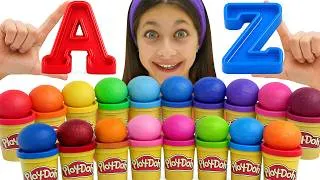 Thumbnail: Learn ABC with Play-Doh! | Making Alphabet Letters for Toddlers