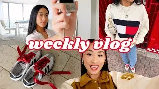 Thumbnail: thrifting, first real job since COVID😳, good eats | WEEKLY VLOG
