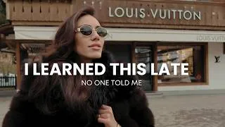Thumbnail: What I Wish I Knew About Being Elegant in Your 20s