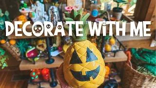 Thumbnail: Decorate with me 👻🍍 Summerween Bar Cart & Movie Day