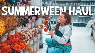 Thumbnail: Summerween Shopping Haul 👻🍉 Cozy Day doing Spooky DIYs & Crafts
