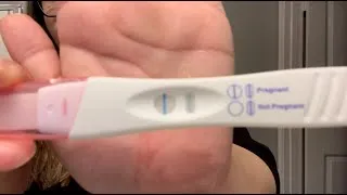 Thumbnail: BLUE DYE LIVE PREGNANCY 🤰🏼 TEST | 36 WEEKS BUMPDATE | A TRUE BLUE DYE POSITIVE!!