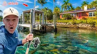Thumbnail: I Rented an Air BnB Surrounded By 1000's of Fish!