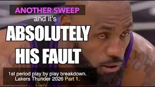 Thumbnail: Proof that LeBron James is Why the Lakers Got Swept: Game 4 1st Period