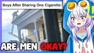 Thumbnail: Why do Guys Do This?! | VTuber Reacts to Memes Dudes Will Understand