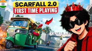 Thumbnail: FIRST TIME PLAYING SCARFALL 2.0 😱 | BETTER THAN BGMI? 🔥