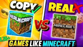 Thumbnail: TOP 3 BEST COPY GAMES LIKE MINECRAFT 1.26 JAVA EDITION 🤩| BEST MINECRAFT COPY'S FOR ANDROID 2026
