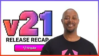 Thumbnail: Let's recap Angular v21 🎉