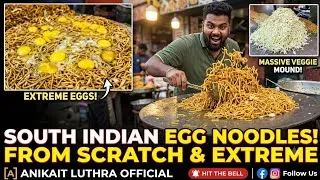 Thumbnail: EXTREME LEVEL South Indian Egg Noodles | 50+ Eggs Street Food Cooking Madness! 🍜