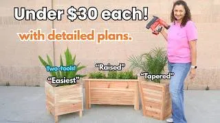 Thumbnail: 3 Simple Cedar Planters You Can Build This Weekend with Basic Power Tools | For Beginners