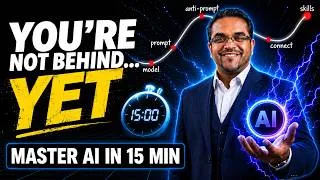 Thumbnail: You’re not behind (yet): How to learn AI in 15 minutes!