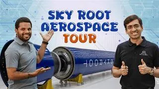 Thumbnail: Skyroot aerospace tour with Founder & Scientist ￼Pawan Chandra | Anil Geela | Rocket launch |