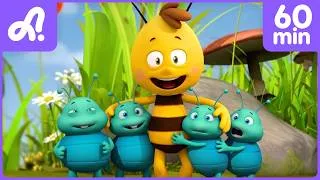 Thumbnail: Maya the Bee and Willy Celebrate Father's Day! 🫂💛 Animaj Kids Stories & Adventures | Kids Cartoons