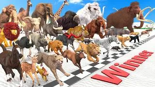 Thumbnail: Ultimate Race 30 Wild Animals Speed Challenge Which is the Fastest? Animal Revolt Battle Simulator