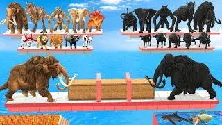 Thumbnail: Tug Of War Prehistoric Mammals Vs Shadow Itself Size Mammoth Elephant Animal Revolt Battle Simulator
