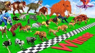 Thumbnail: Ultimate Race 30 Animals vs T-Rex Epic Speed Challenge: Which is the Fastest? Animal Revolt Battle