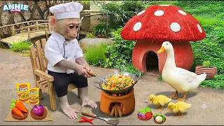 Thumbnail: OMG ! Chef Annie cooks vegetable fried rice for the duck family