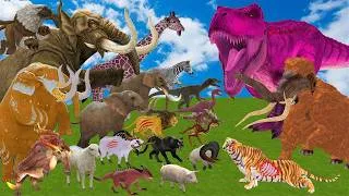 Thumbnail: Animal Epic Elephant Prehistoric Animals Vs Dinosaur Modern Animals Size Animal Revolt Battle Epic