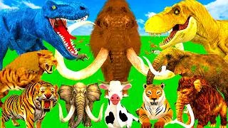 Thumbnail: Incredible Animals Race vs Dinosaur vs Prehistoric Mammals Speed Race Run: Who Will Win? ARBS