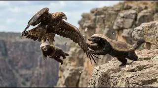 Thumbnail: Mother Honey Badger's Desperate Climb to Save Her Cub from a Giant Eagle