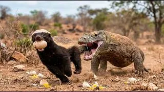 Thumbnail: Honey Badger Steals Komodo Dragon Eggs And This Is What Happened!