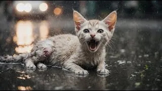 Thumbnail: Heartfelt Kitten Rescue Stories  From Rainstorms to Miracles – Stray Cat Rescue Transformation