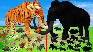 Thumbnail: Animal Epic Battle - Prehistoric Mammals VS Shadow Itself | Animal Revolt Battle Simulator