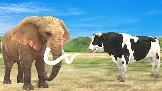Thumbnail: Lion, Tiger, Mammoth & Elephant | Amazing Animal World Animation