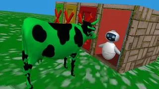 Thumbnail: Cows Guess The Right Door Hidden Robot Escape Room Challenge Animals Battle Game