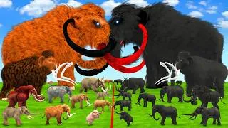 Thumbnail: Prehistoric Stampede Animals VS Shadow Itself Size Animal Epic Battle Animal Revolt Battle Simulator