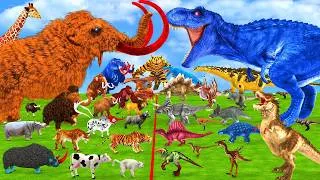 Thumbnail: Prehistoric Animals vs Dinosaurs Animals Size Animal Epic Battle Animal Revolt Battle Simulator