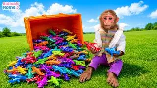 Thumbnail: BiBi monkey pilots an airplane and flies to Puppy's house