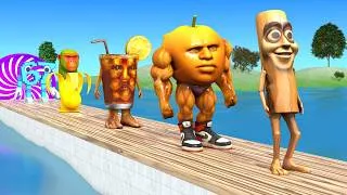 Thumbnail: Long Slide Game with Dinosaur Lion Cow Hippopotamus Gorilla 3d Animal Game Funny 3d Animals