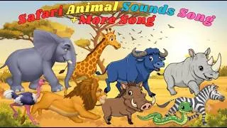 Thumbnail: Safari Animal Sounds Song | ABC Jungle Animals + More Song  N12TH7 | Animal Sounds